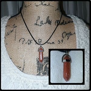 Goldstone Chakra Healing Necklace - Terra Moda